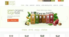 Desktop Screenshot of drinkgreensurge.com