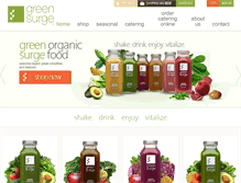 Tablet Screenshot of drinkgreensurge.com